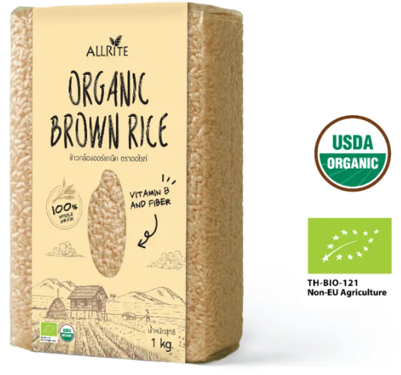 Allrite - Organic Brown Rice 1kg