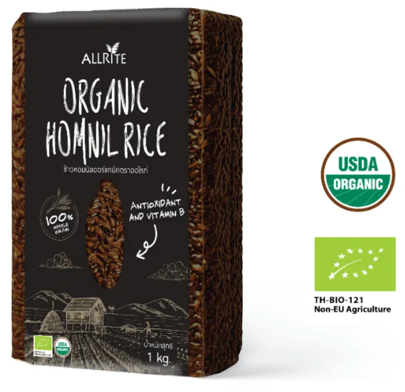 Allrite - Organic Homnil Rice 1kg