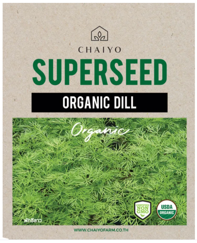 Chaiyo Superseed - Organic Dill (250 seeds)