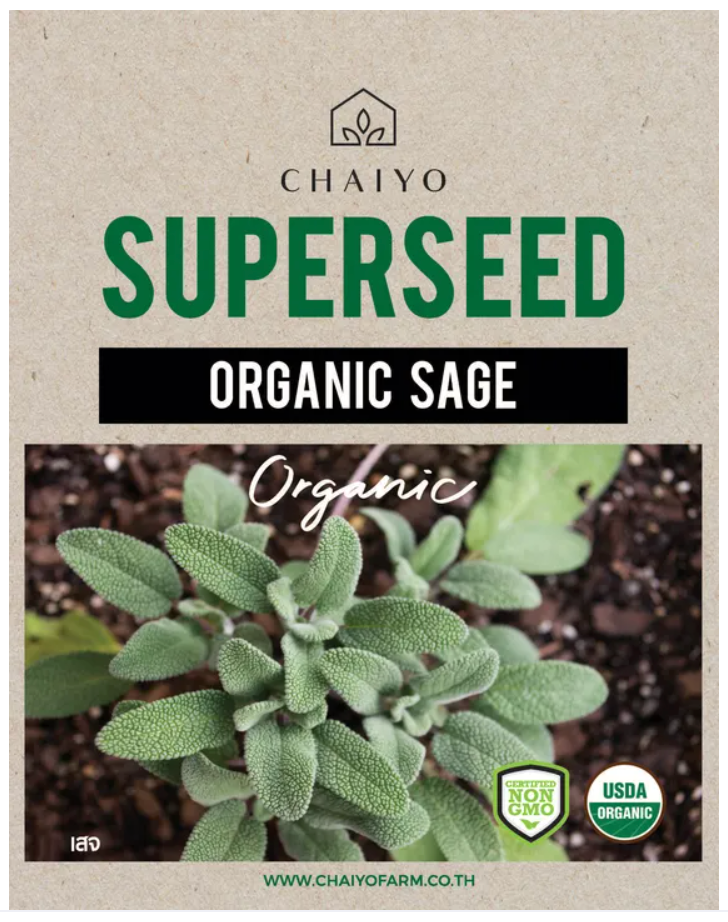 Chaiyo Superseed - Organic Sage (10 seeds)