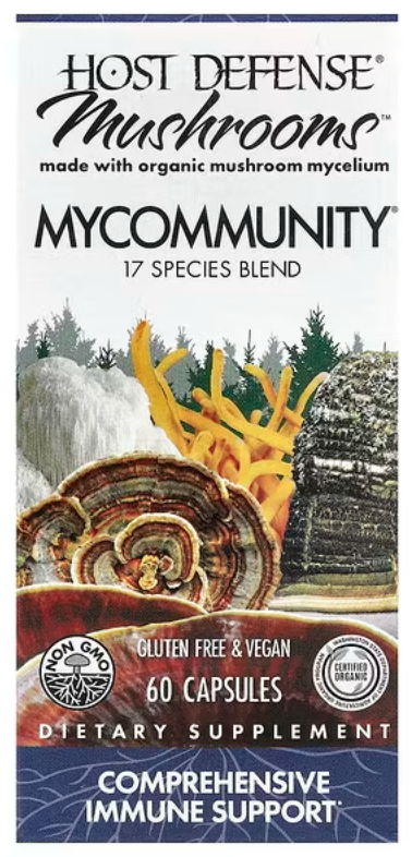 Host Defense, Mushrooms™, MyCommunity®, 60 Capsules