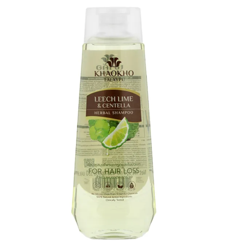 Khaokho Talaypu Leech Lime & Centella Herbal Shampoo 330ml
