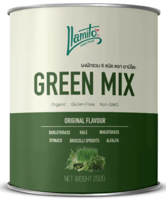 Llamito Organic Green Mix Powder 250g